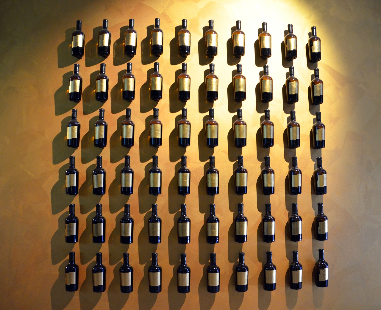 bottles brandy wine free photo