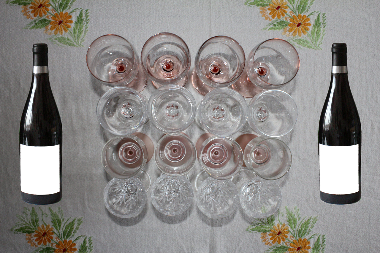 bottles wineglass png free photo
