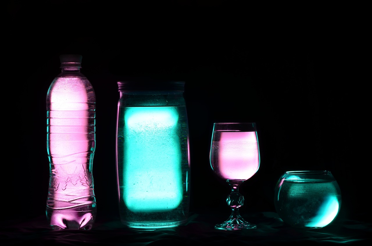 bottles  capacity  light-graphic free photo