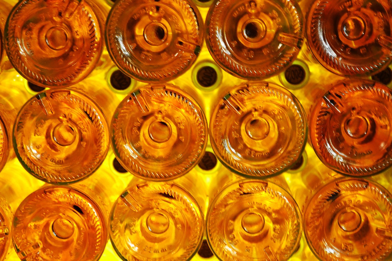 bottles white wine monbazillac free photo