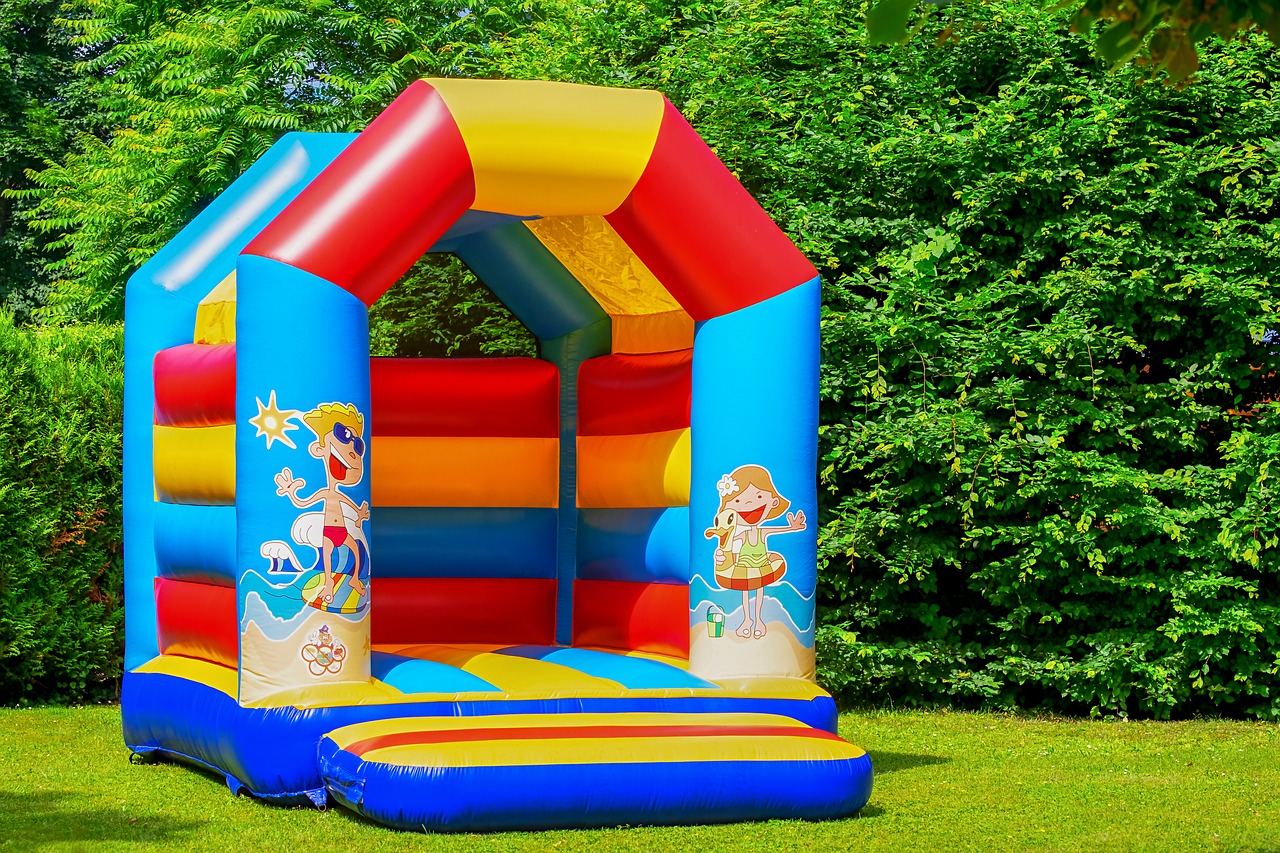bouncy castle  air cushion  inflatable free photo