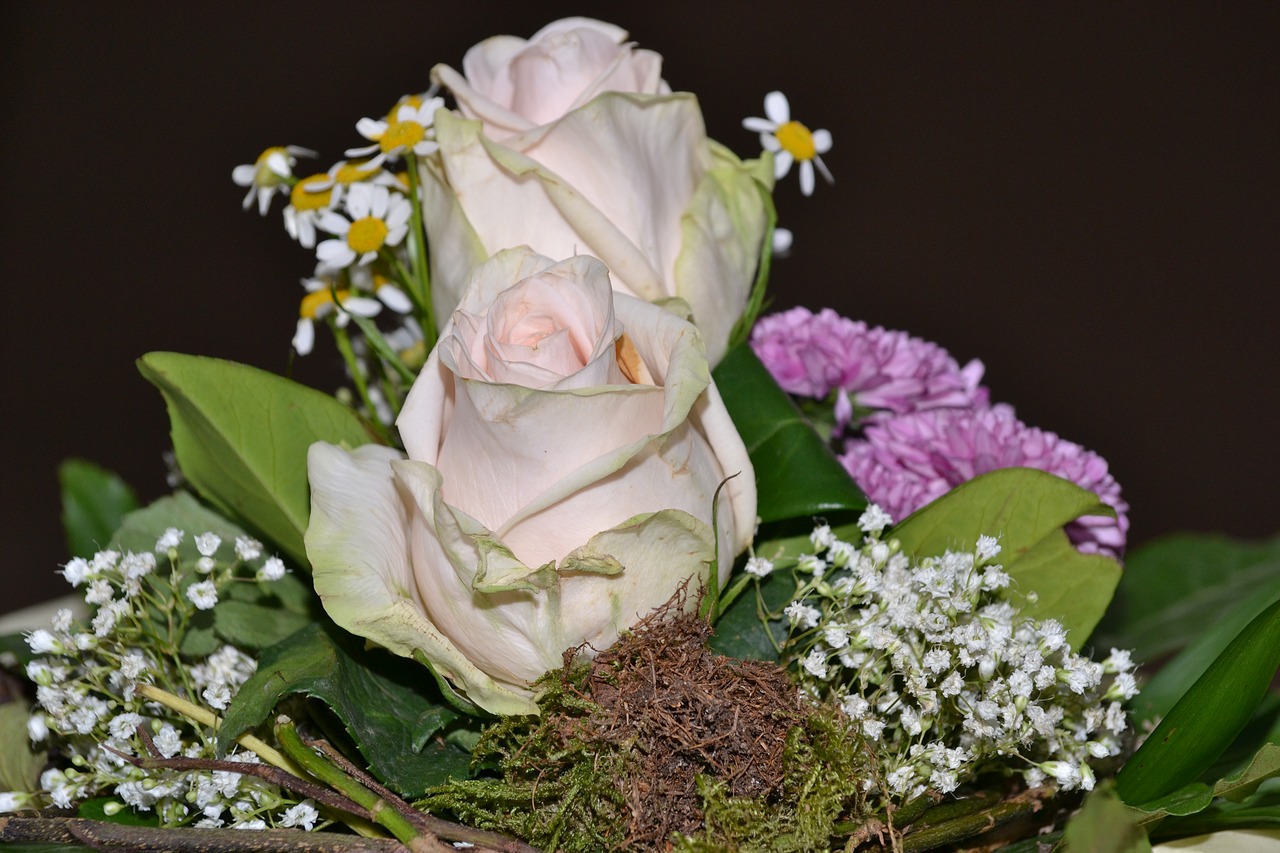 bouquet roses pink rose free photo