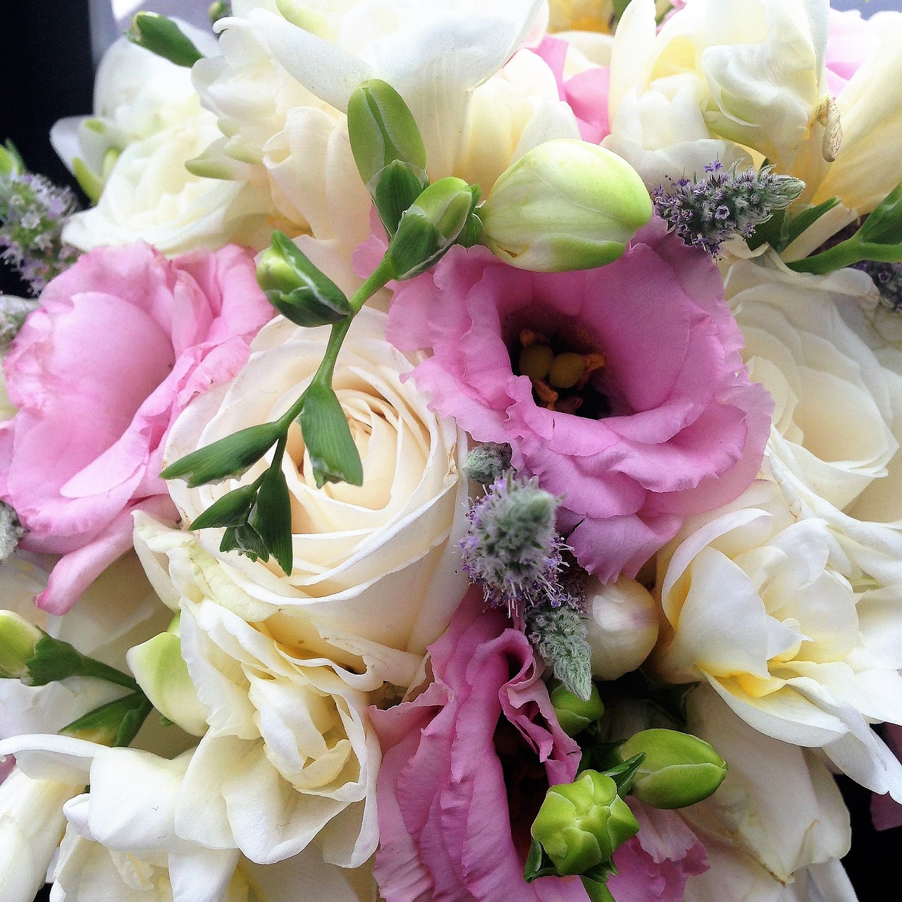 bouquet wedding pink free photo