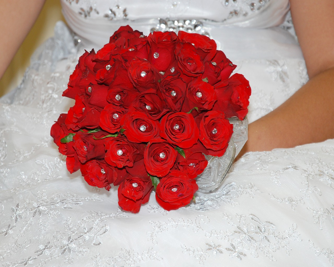 bouquet bride marriage free photo