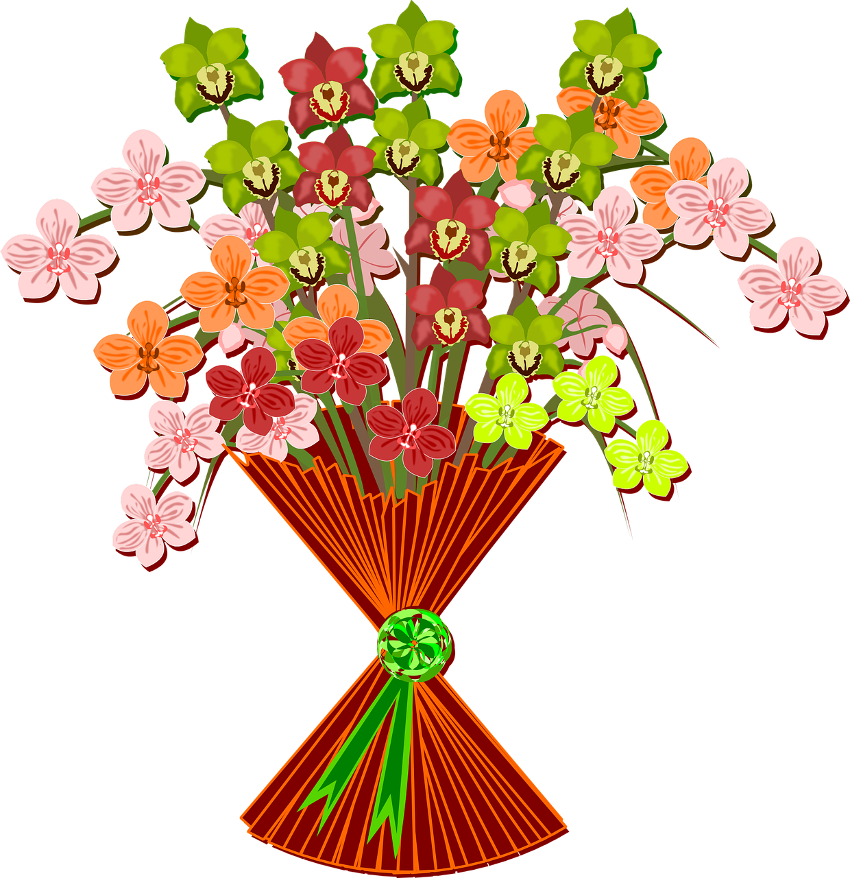 bouquet clip art flor free photo