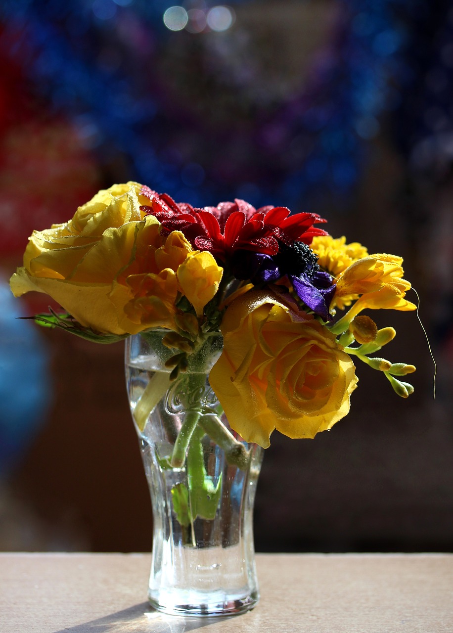 bouquet flowers yellow free photo