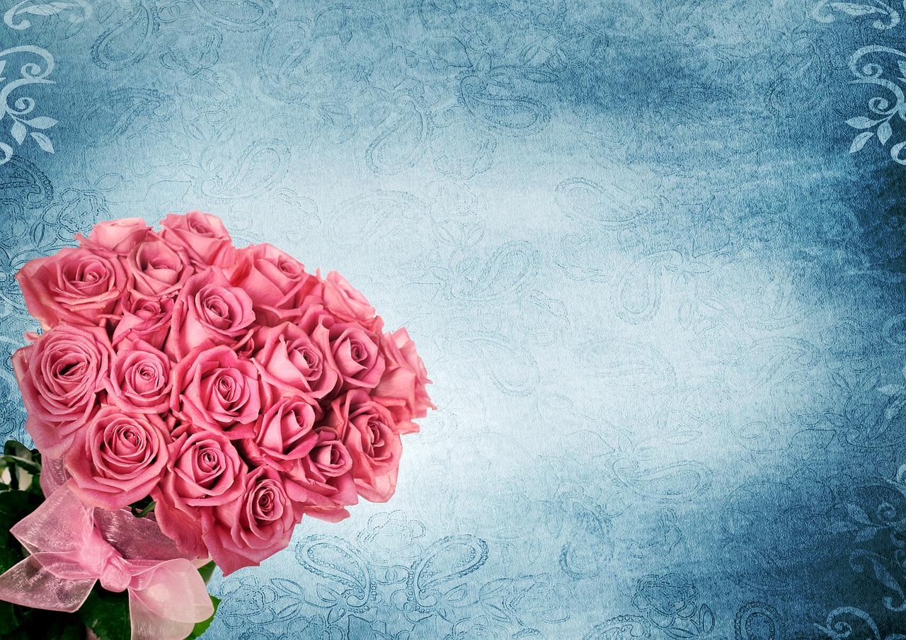 bouquet  roses  background free photo