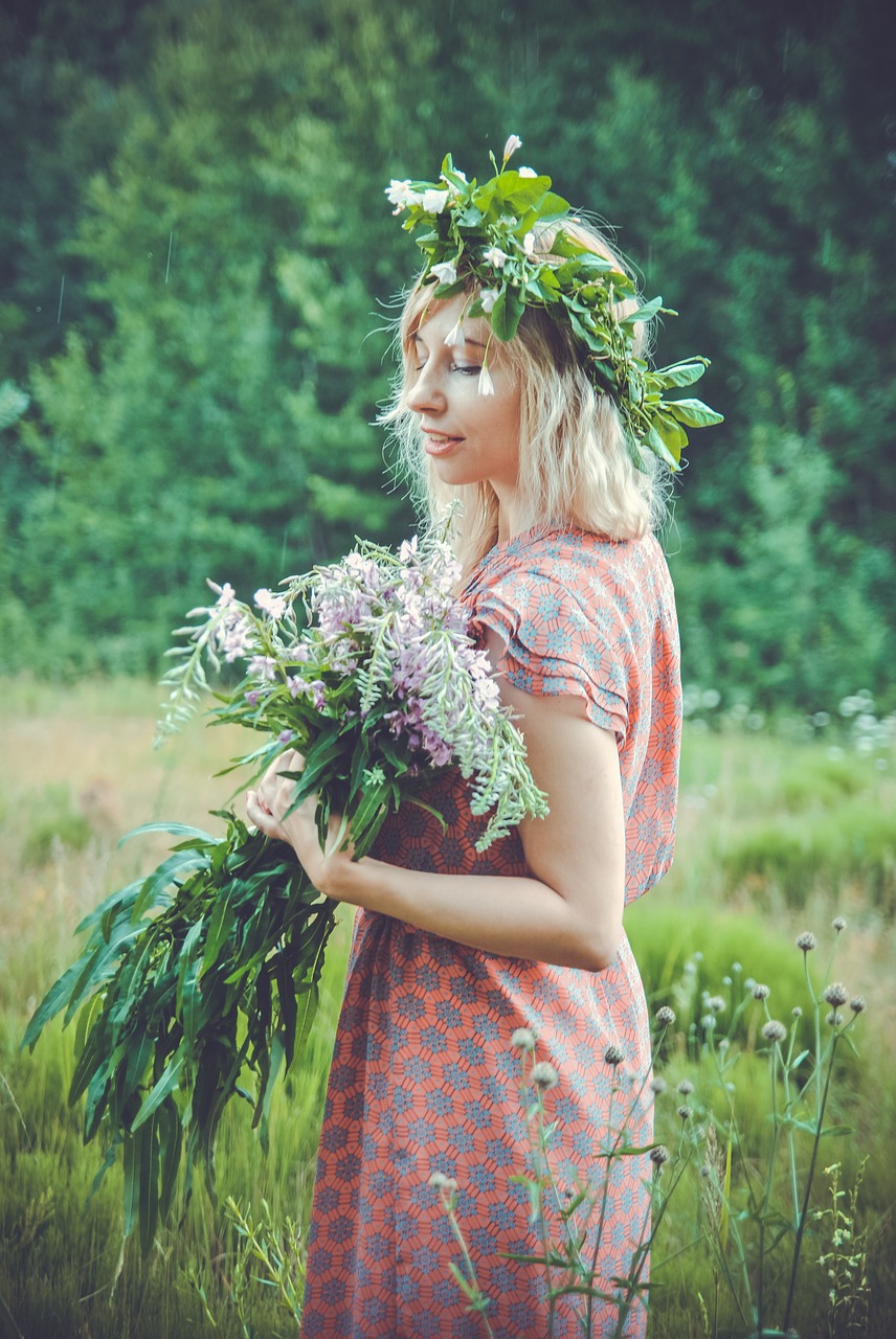 bouquet  field  on the nature free photo