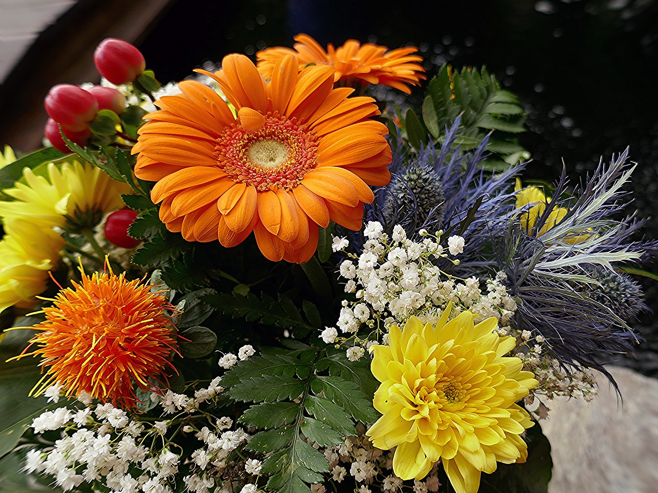 bouquet  colorful  summer free photo