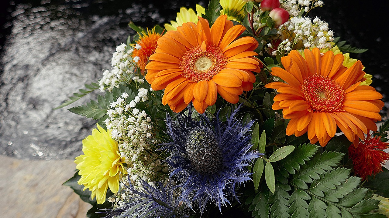 bouquet  colorful  summer free photo