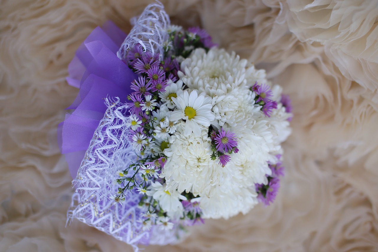 bouquet  flowers  wedding flower free photo