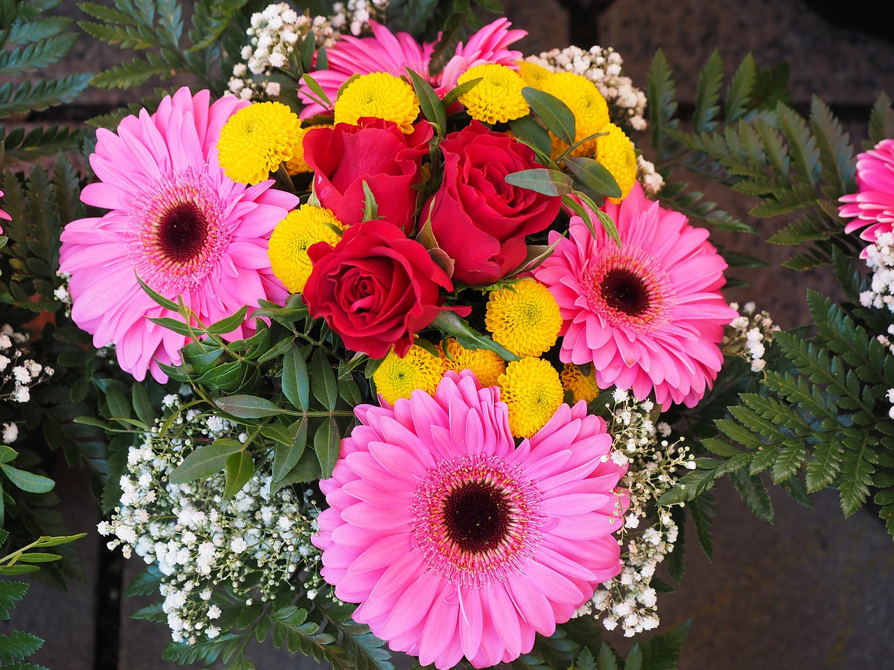 bouquet colorful color free photo