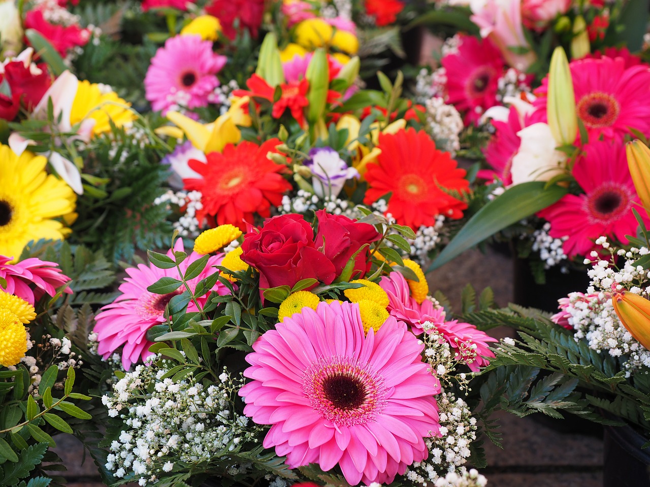 bouquet colorful color free photo