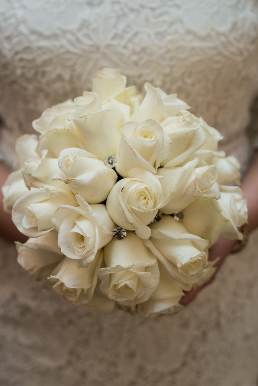 bouquet wedding bride free photo