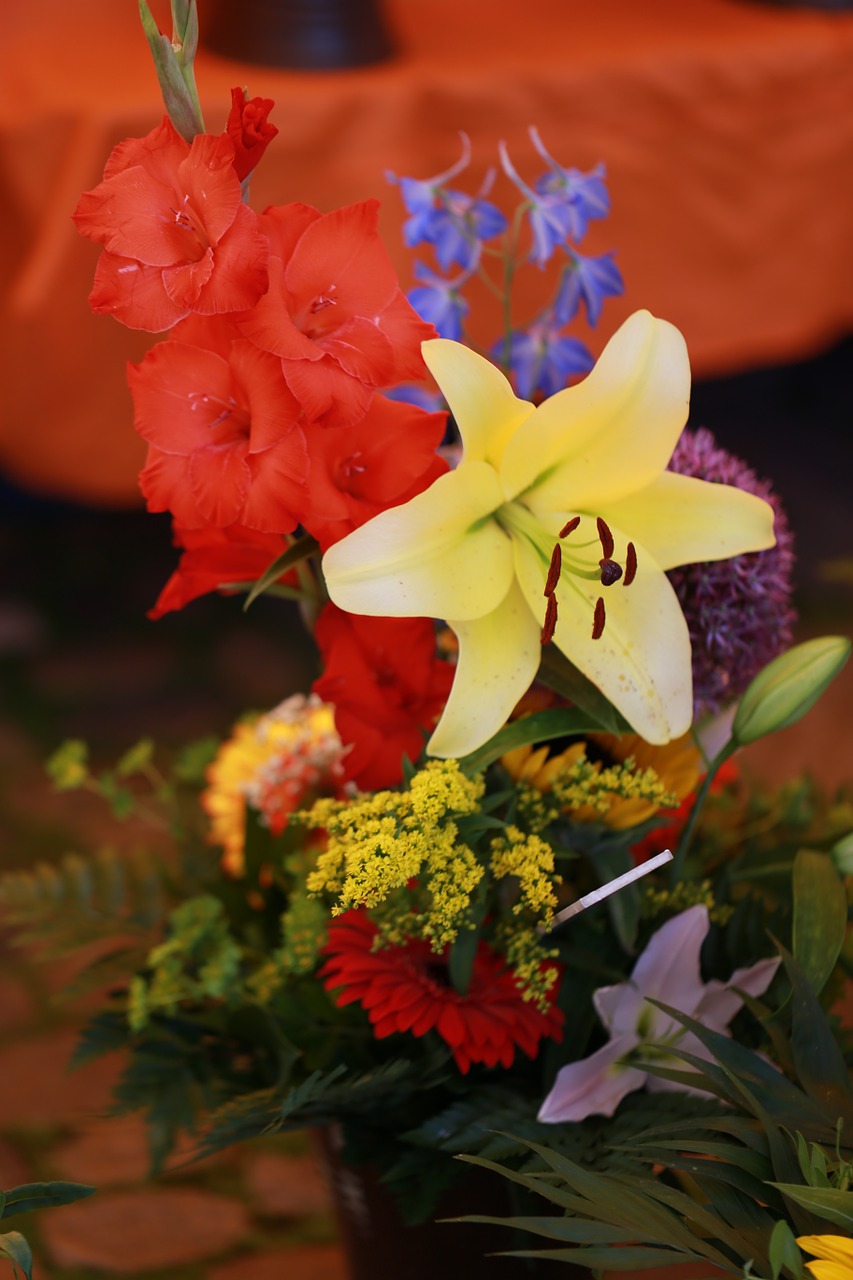 bouquet market lily free photo