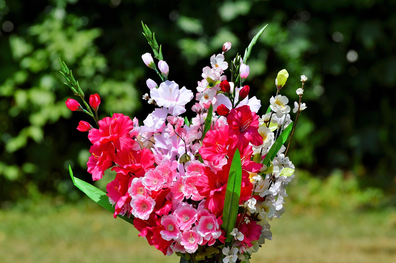 bouquet of flowers lilies roses free photo