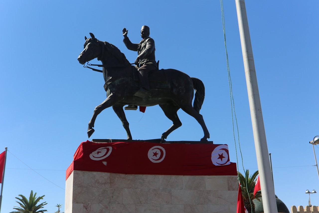 bourguiba  tunisia  cavalry free photo