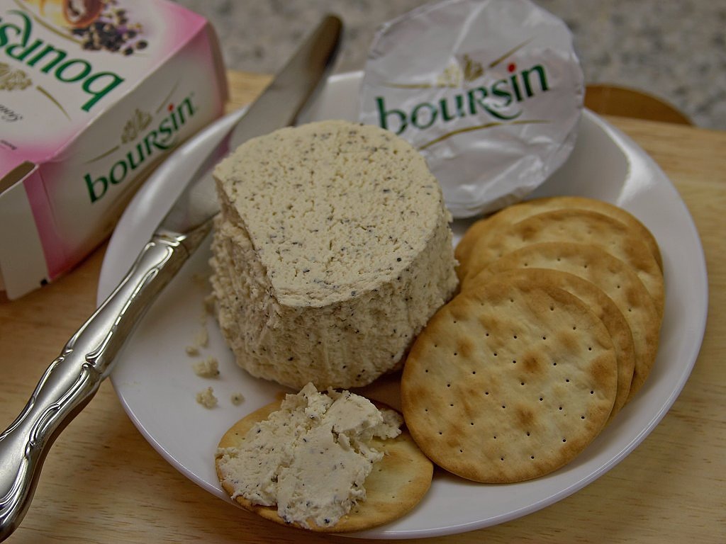 boursin cheese milk product food free photo