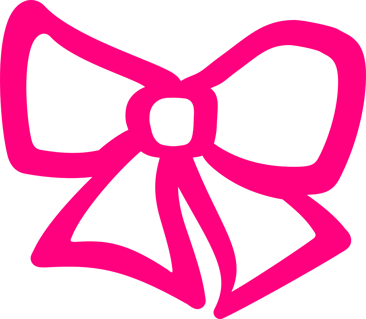 bow ribbon pink free photo