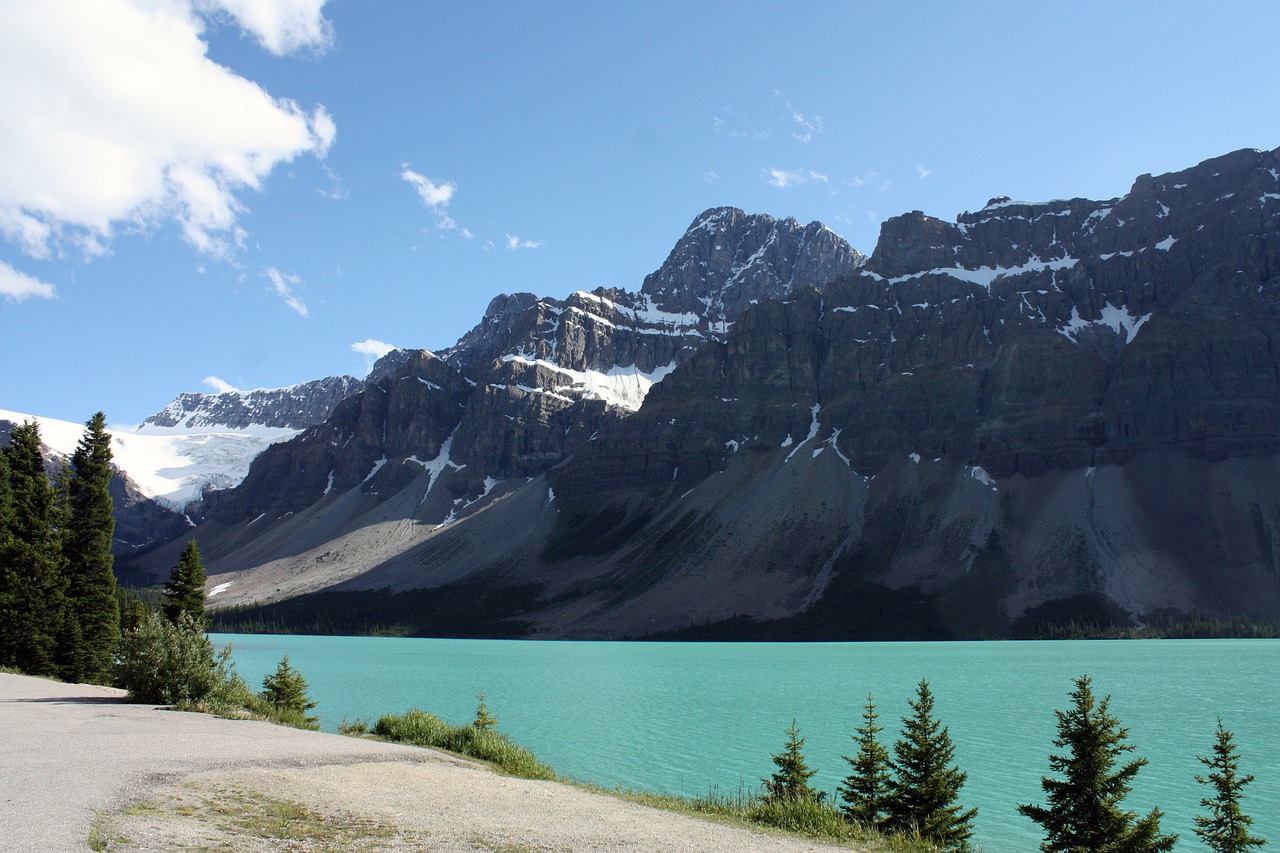 bow lake jasper banff free photo