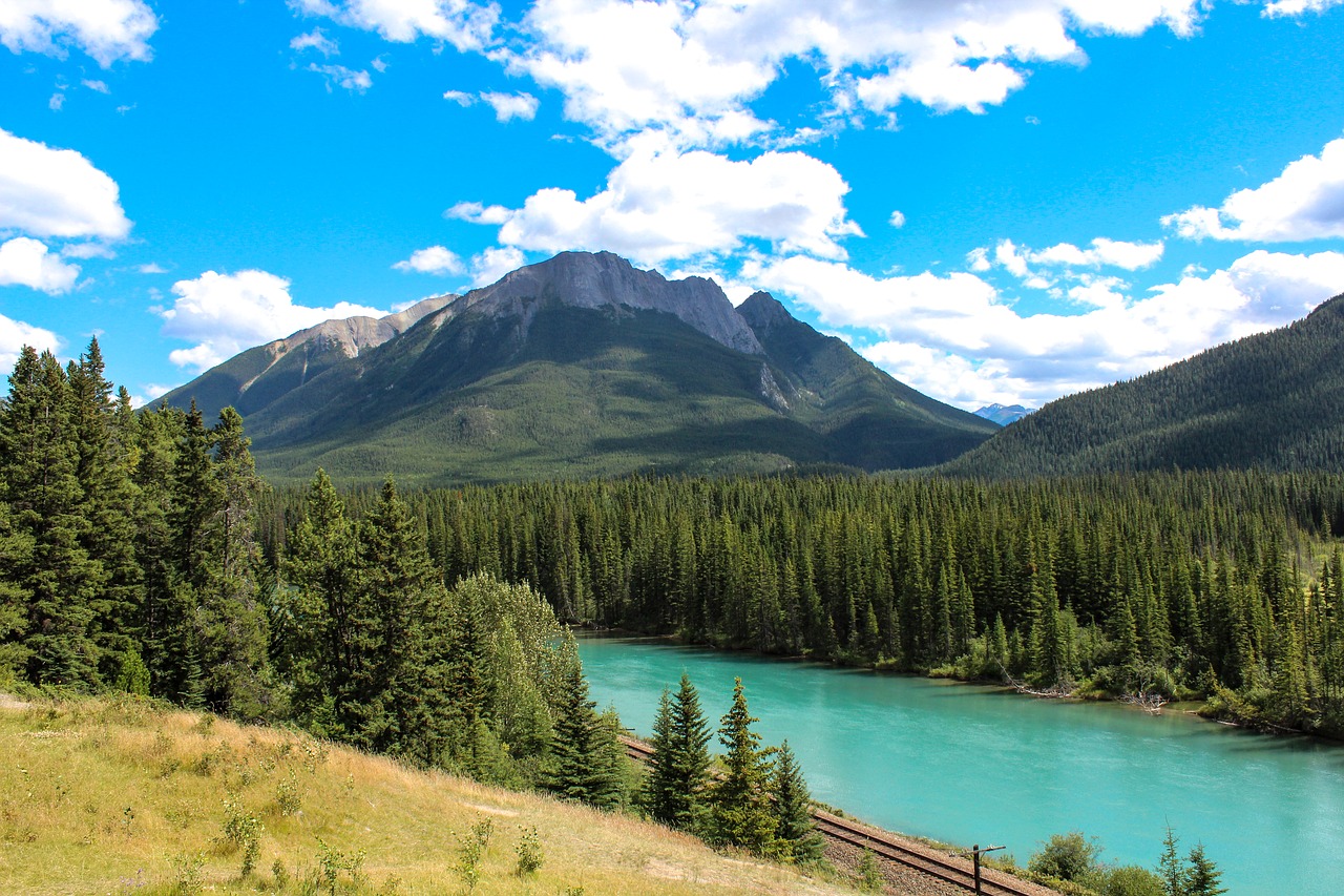 bow river banff alberta free photo