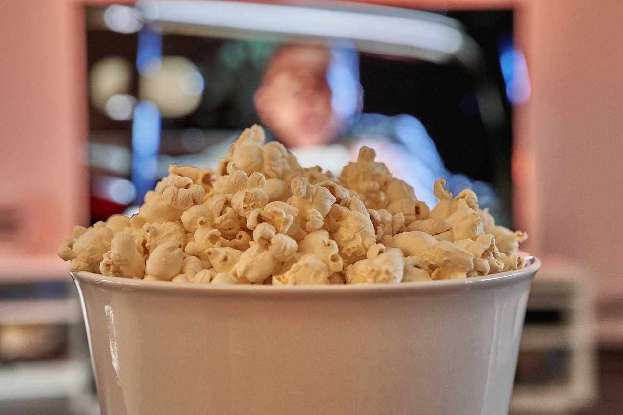 bowl  popcorn  cinema free photo