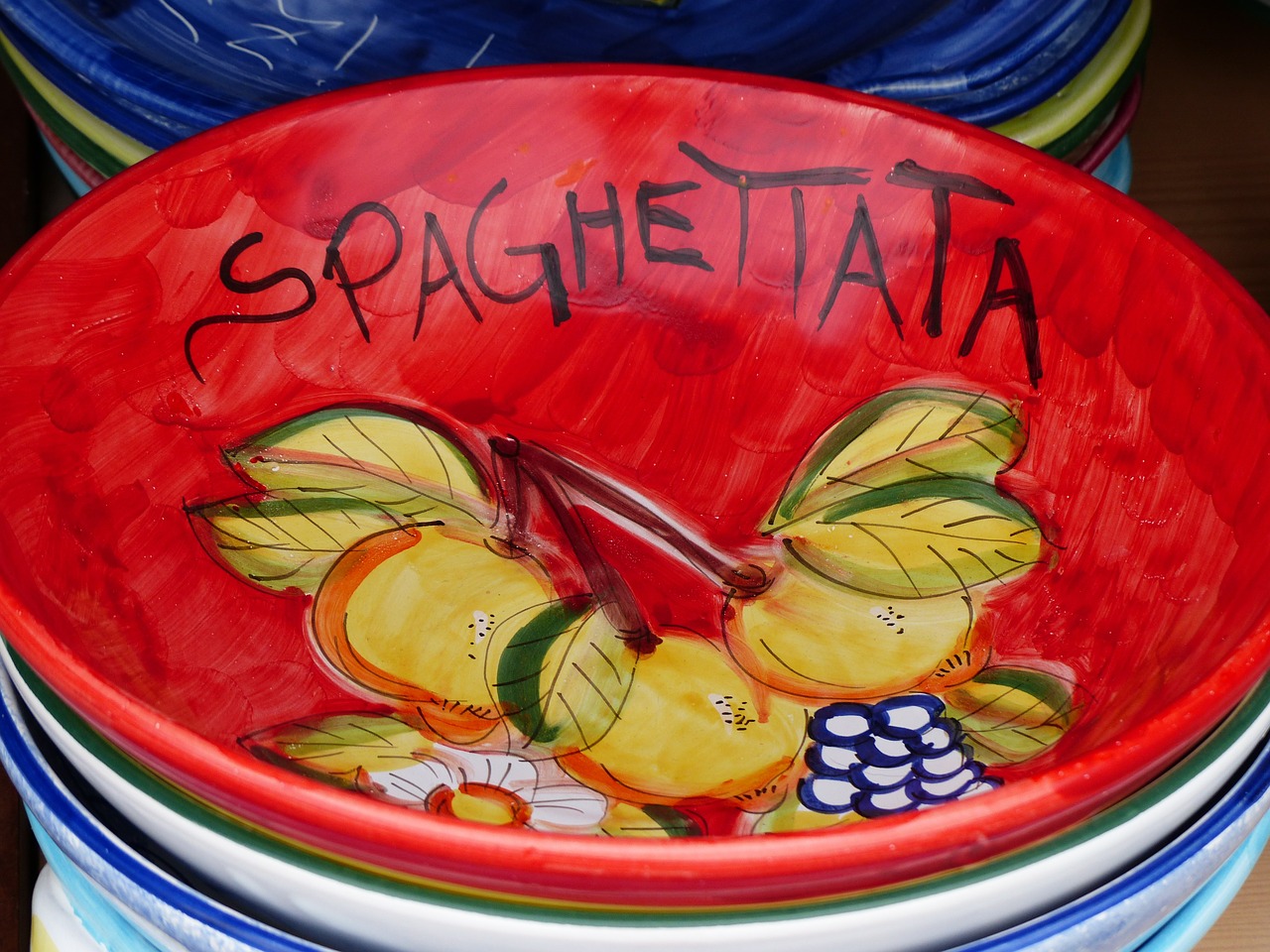bowl plate pasta plate free photo