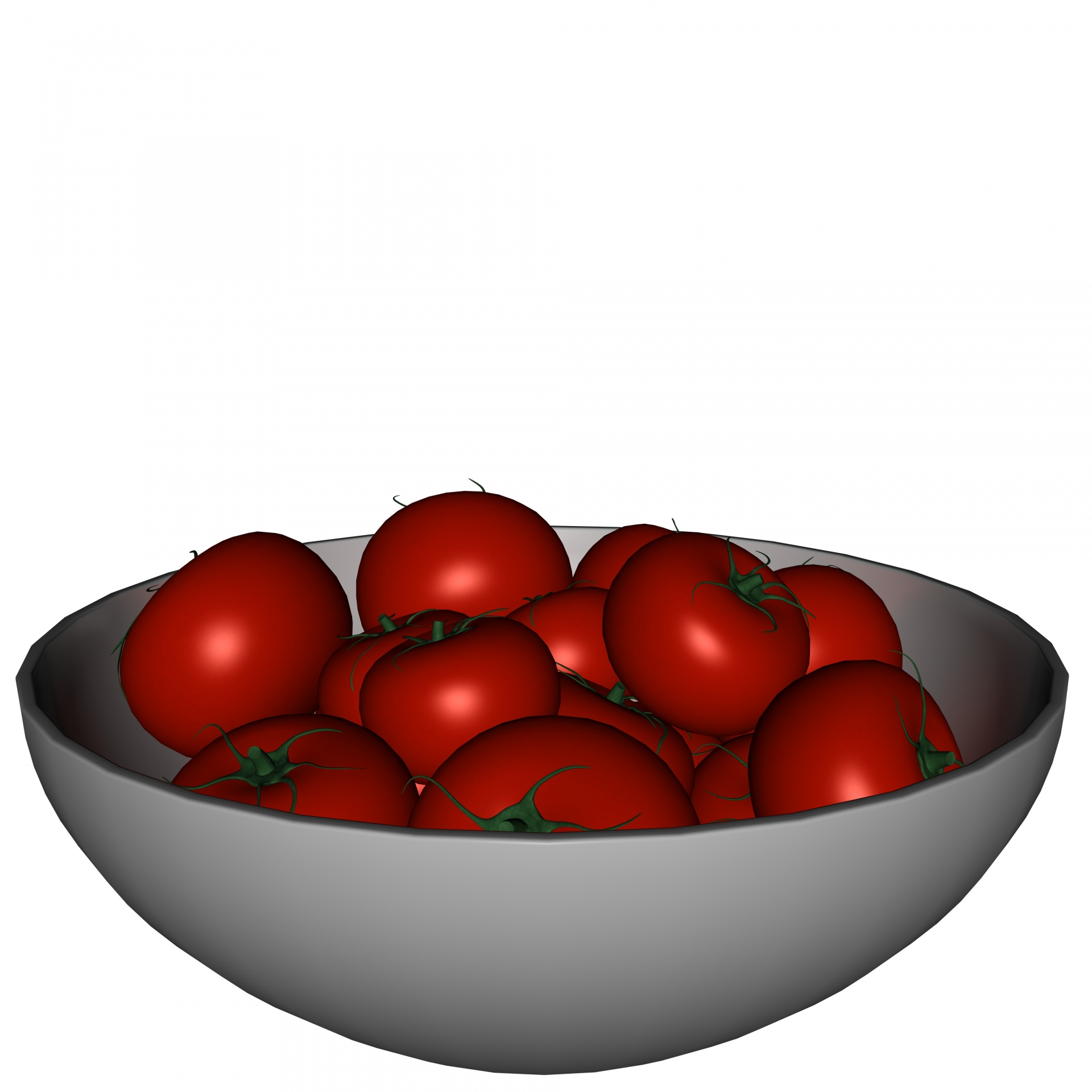 tomato bowl isolated free photo