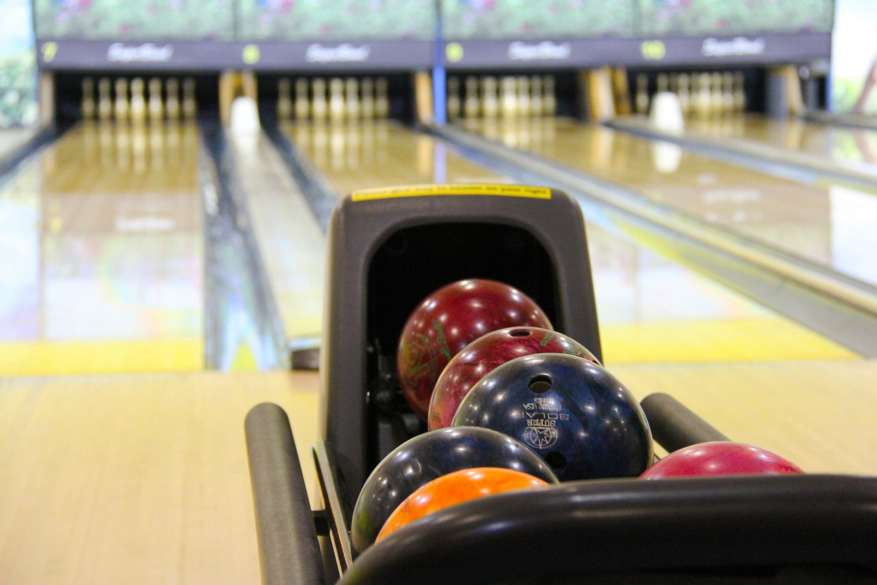 bowling colorful bowling balls free photo