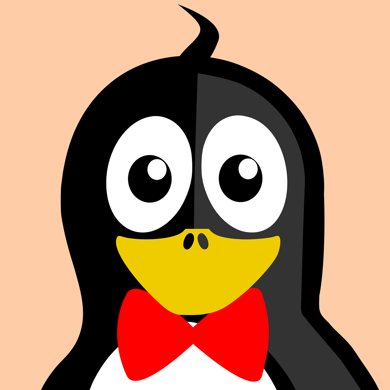 bow tux inkscape free photo