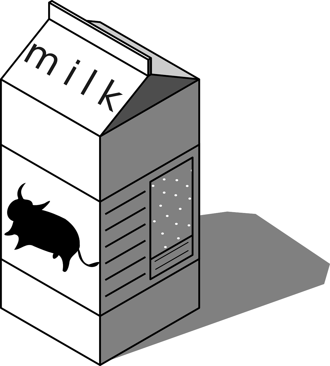 box milk drink free photo