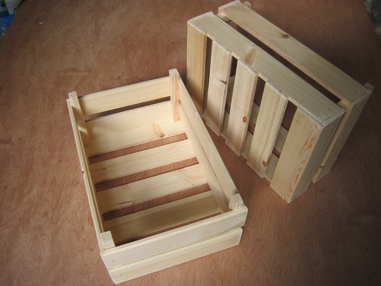 box crate wood free photo