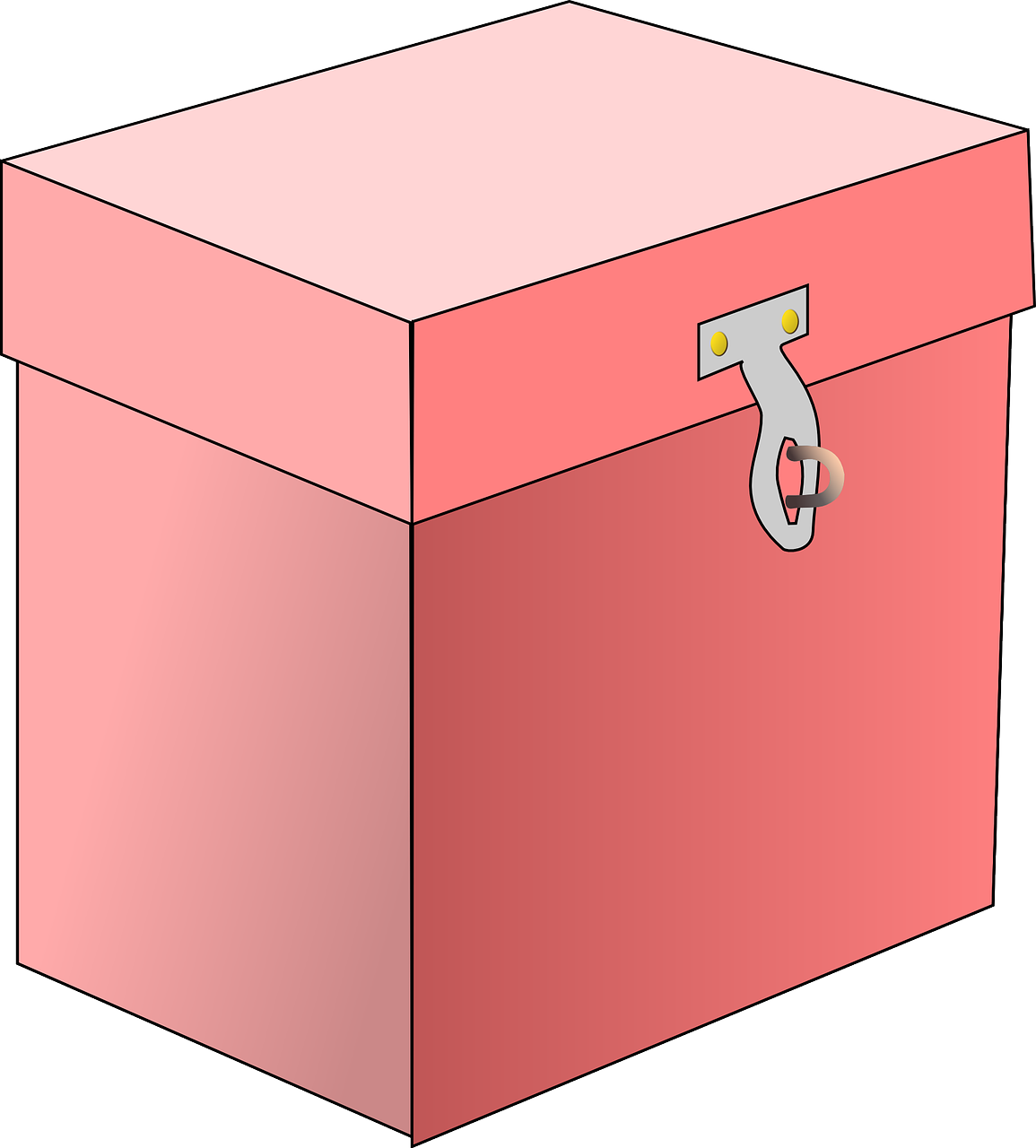 box,pink,closed,locked,storage,container,package,metal,free vector graphics,free pictures, free photos, free images, royalty free, free illustrations, public domain