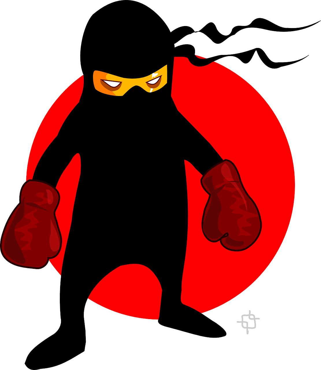 boxer ninja fighter free photo