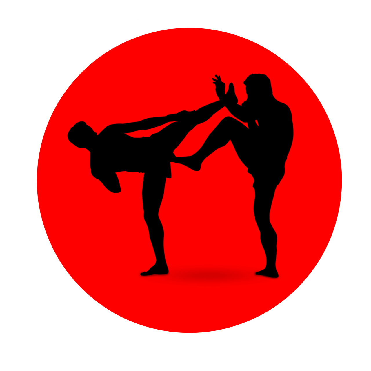 boxing icon silhouette free photo