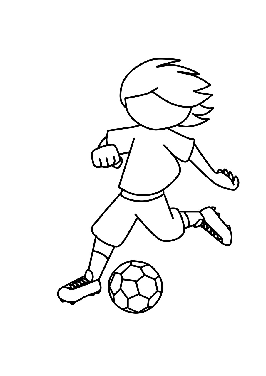 boy soccer football free photo