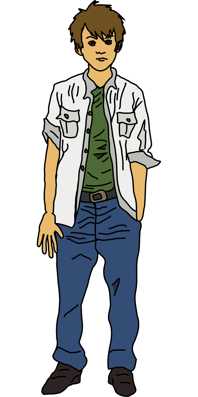 Teenage Drawing PNG Transparent Images Free Download, Vector Files