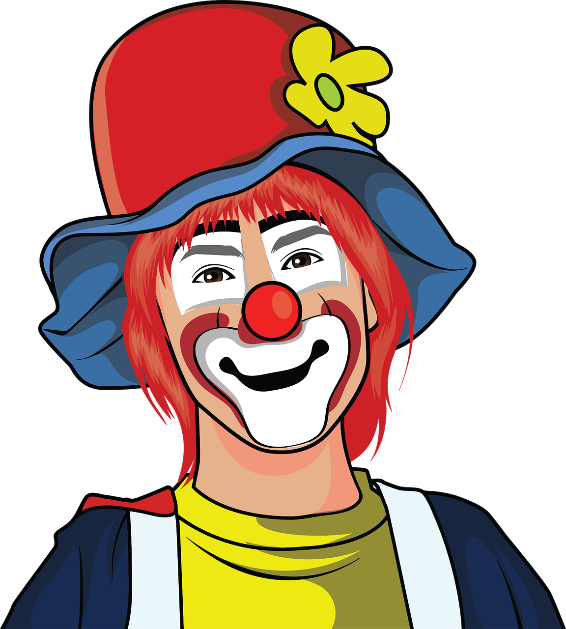 boy cartoon clown free photo
