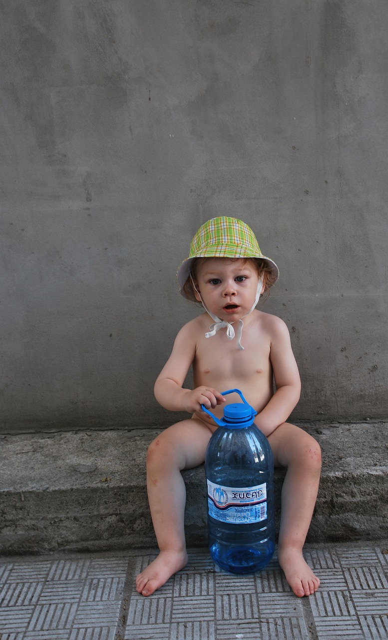 boy water sitting free photo