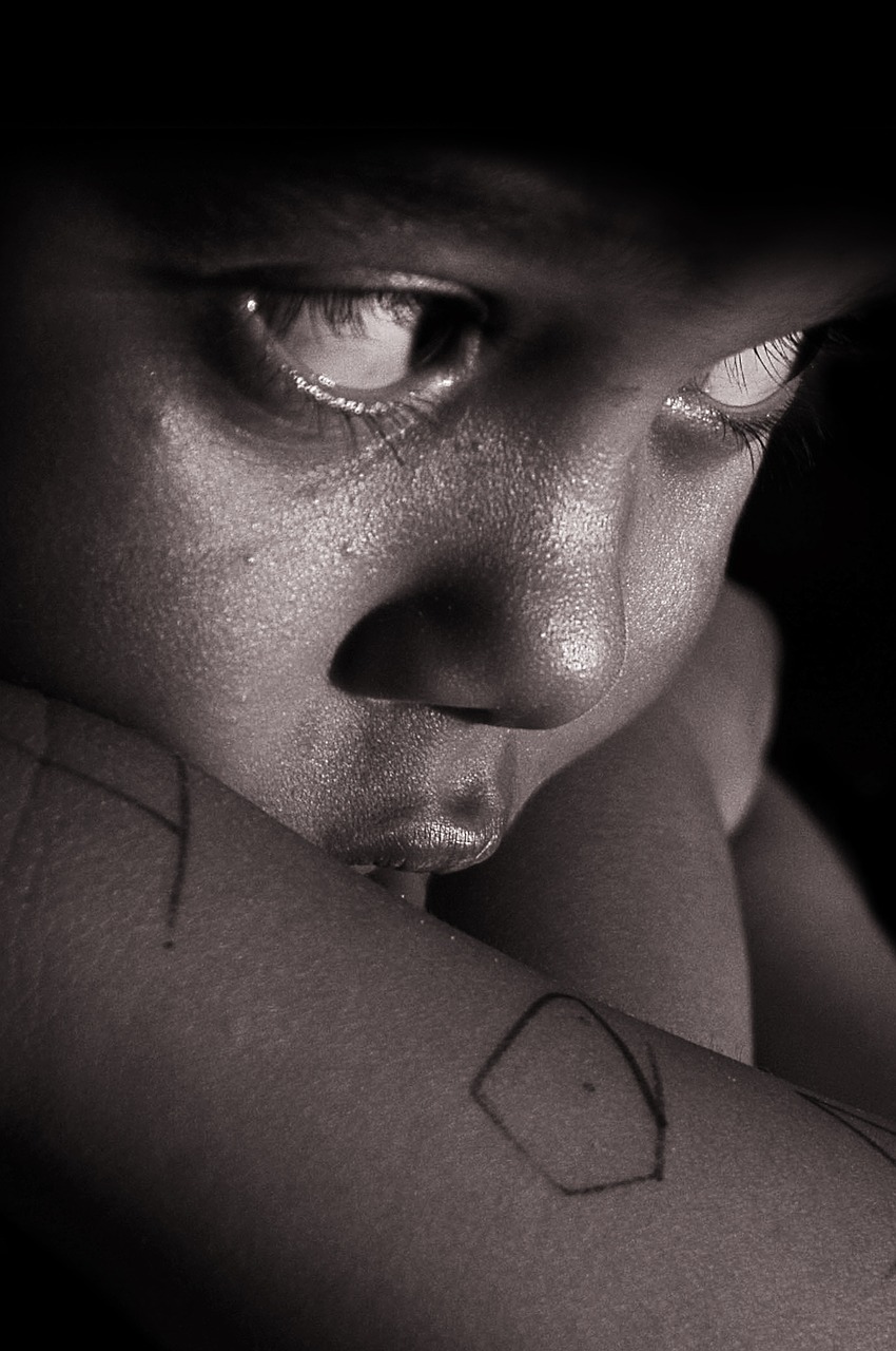 boy portrait dark free photo