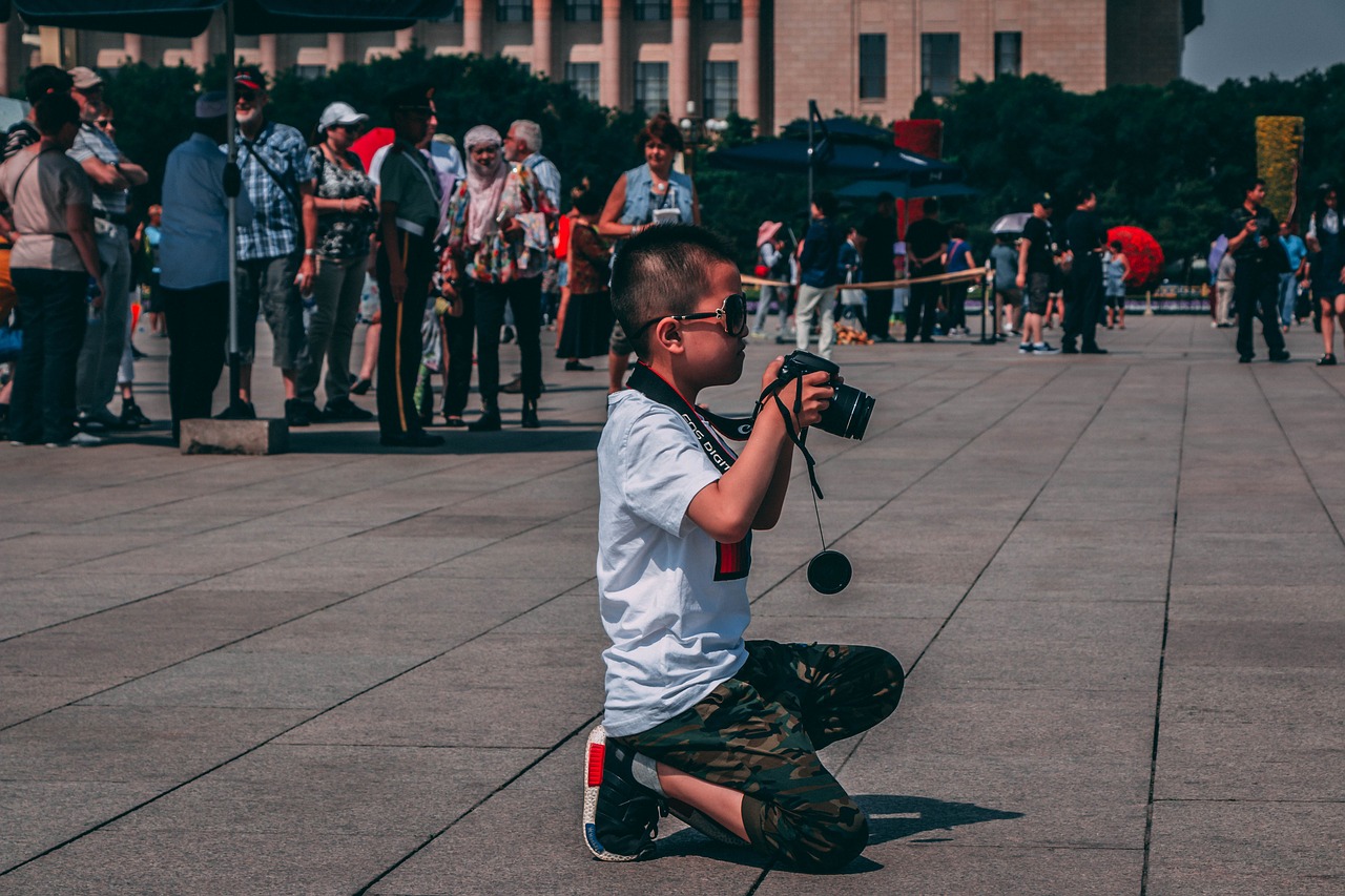 boy photo camera free photo