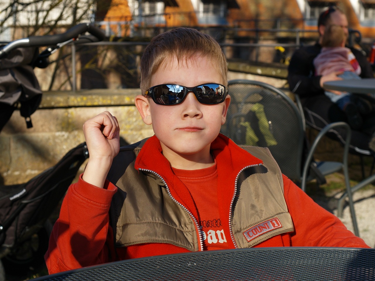 boy child sunglasses free photo