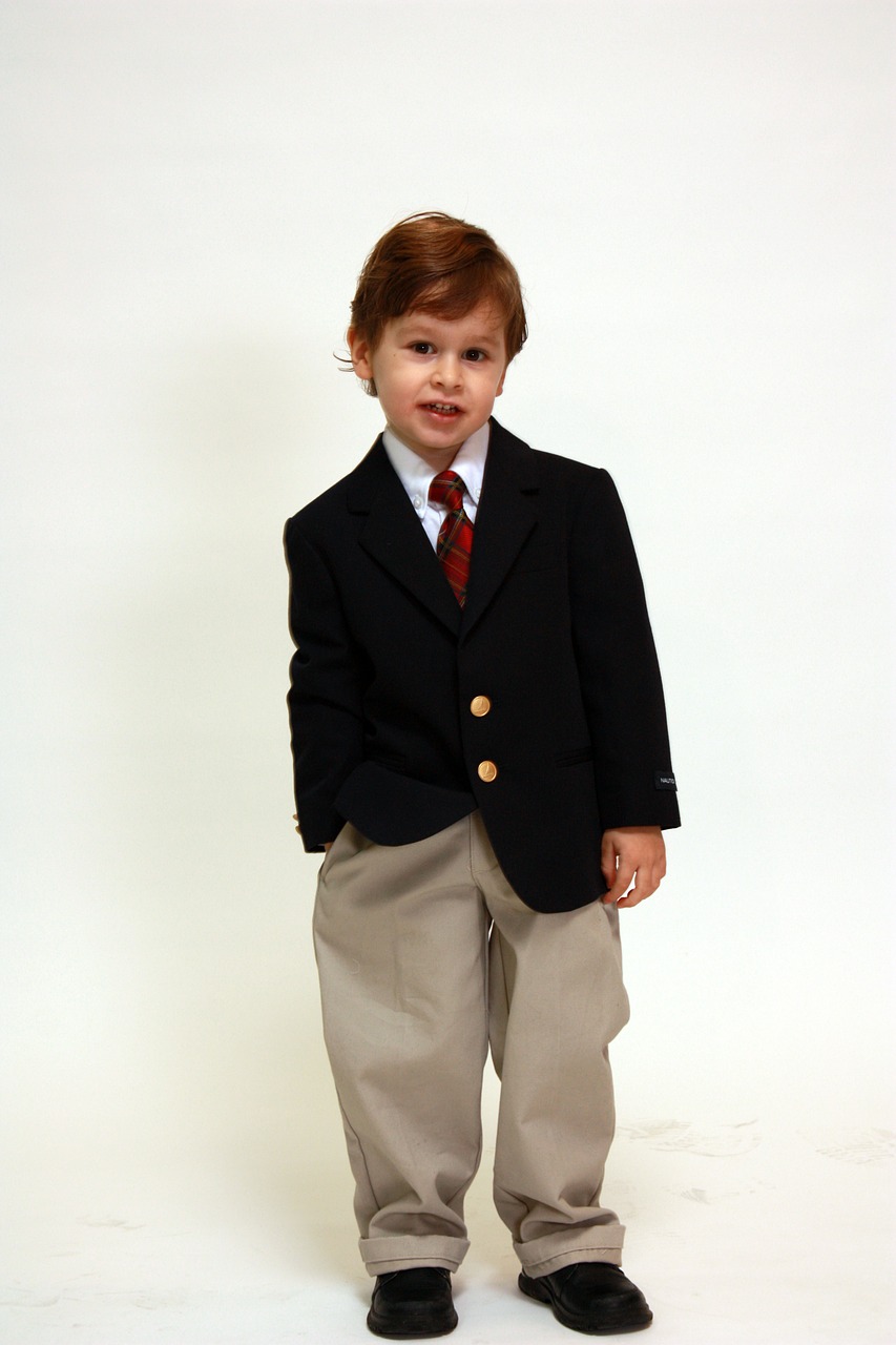 boy portrait suit free photo