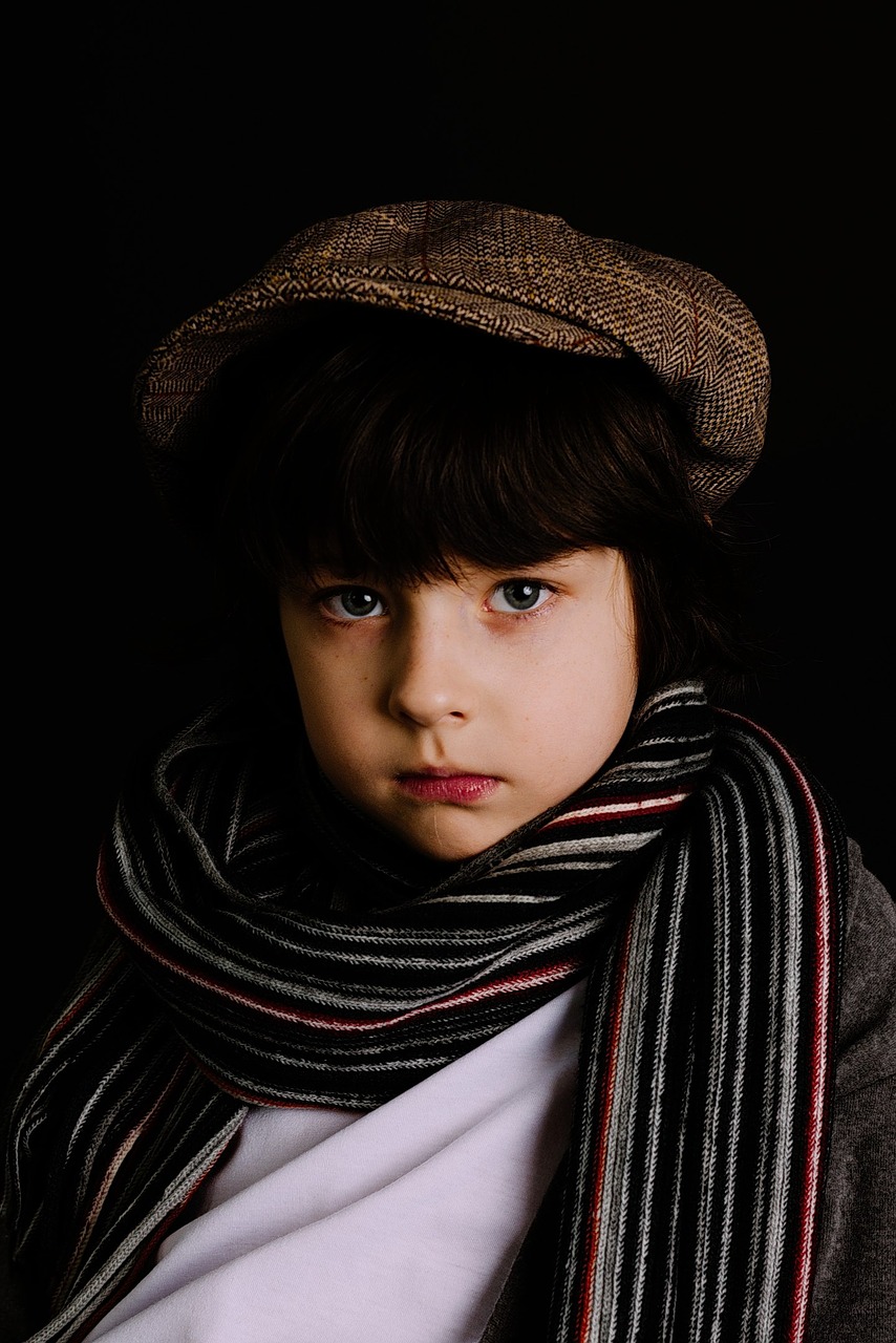 boy  scarf  one free photo