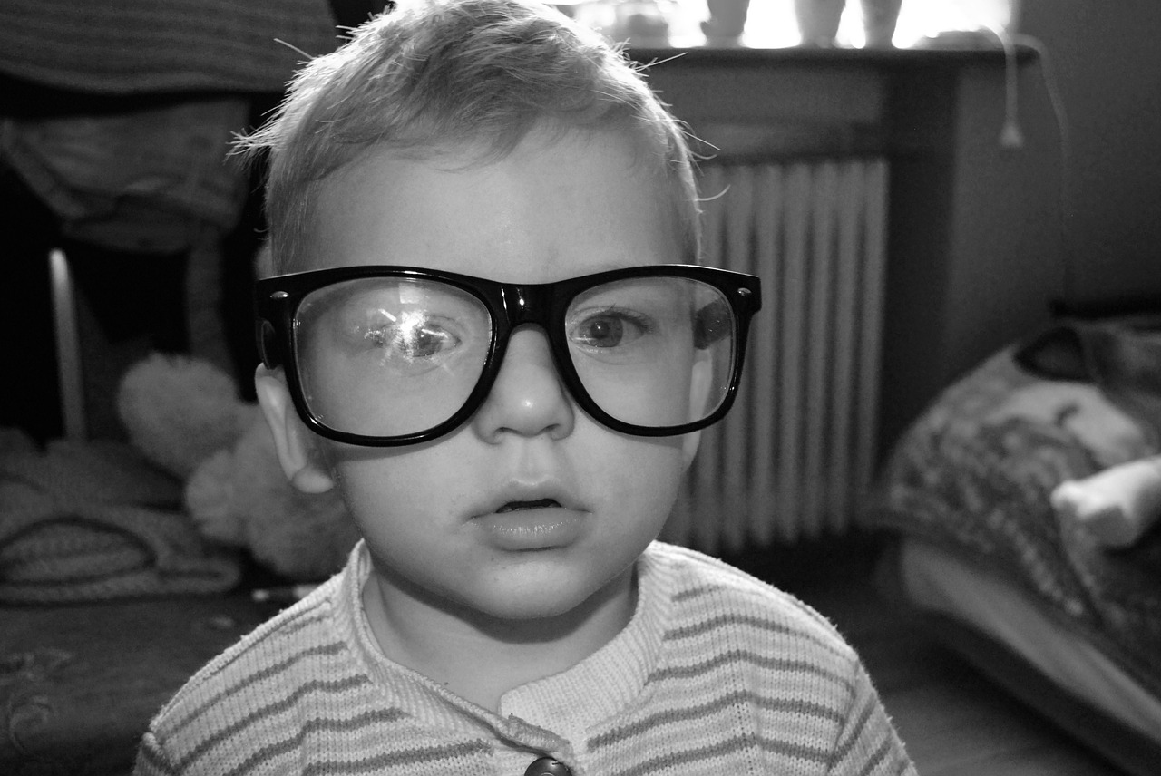 boy glasses portrait free photo