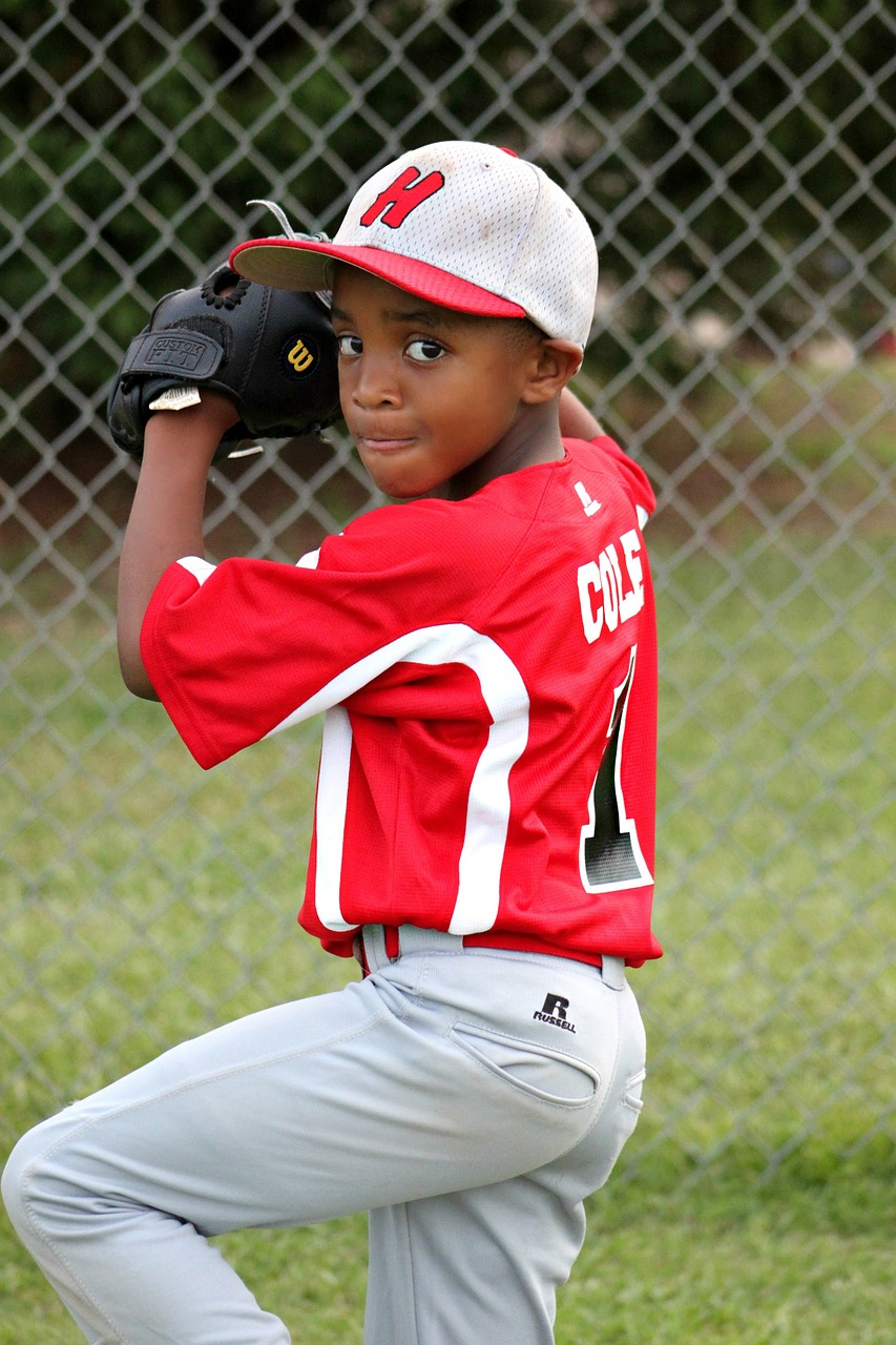 boy player baseball free photo