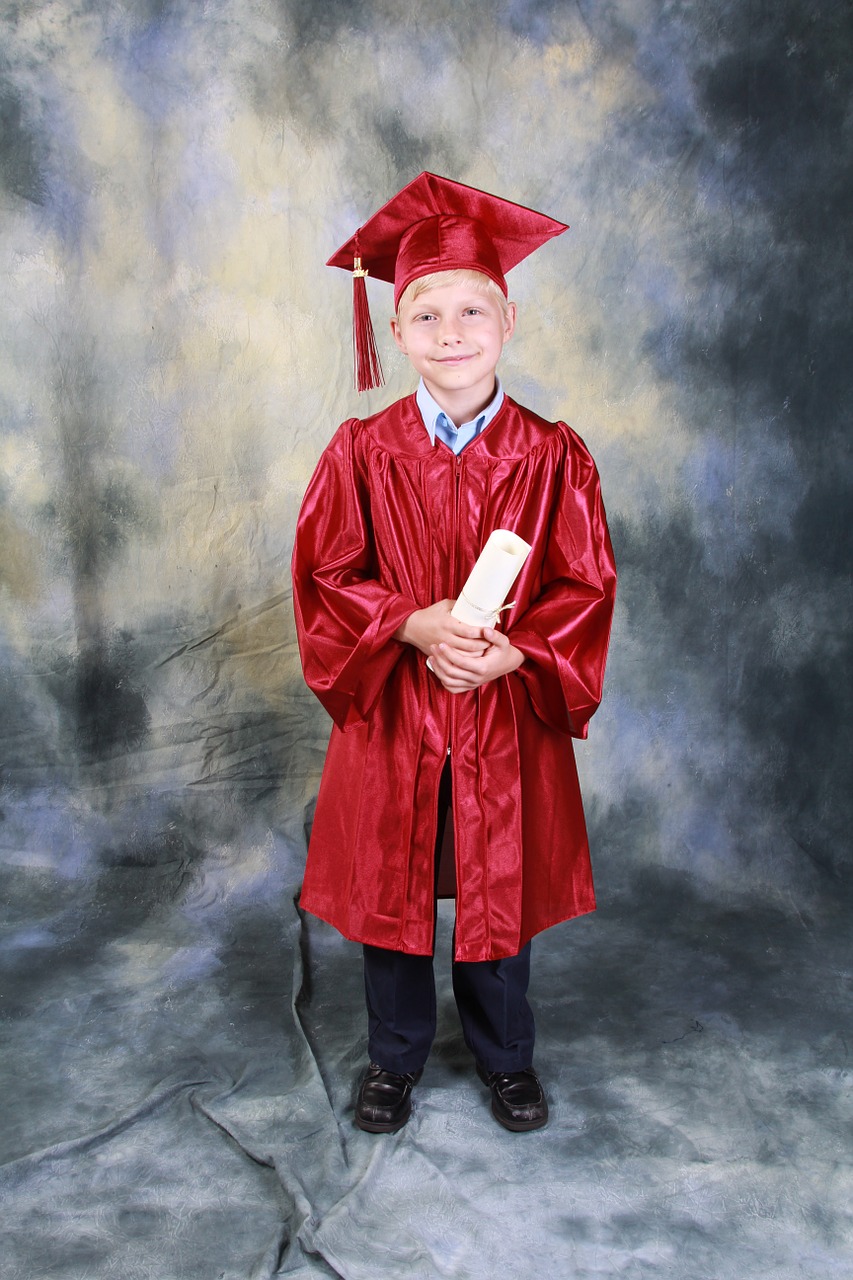boy graduation kindergarten free photo
