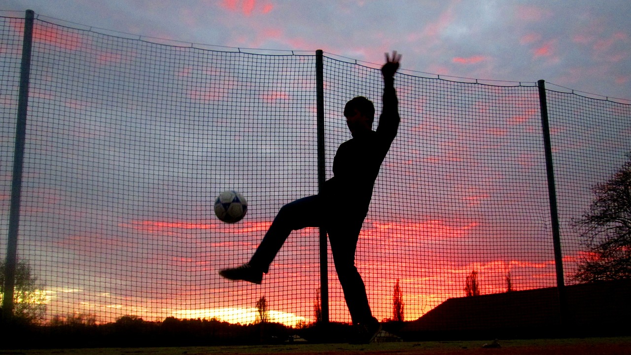 boy sunset sport free photo