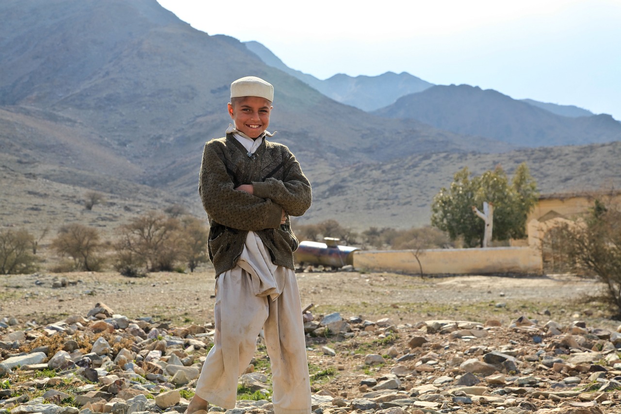 boy afghani portrait free photo