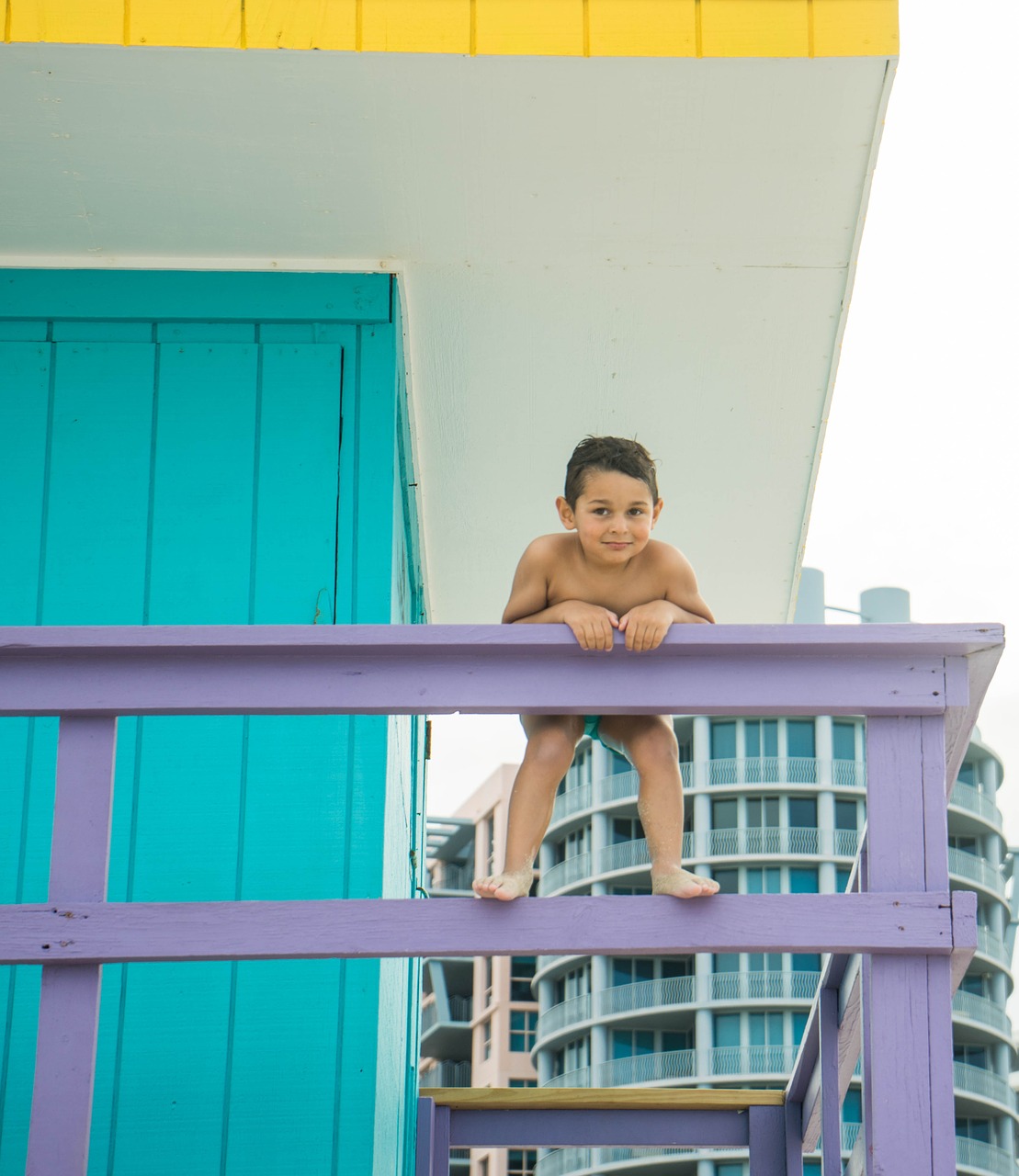 boy beach posing free photo